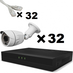 Установка и подключение видеорегистратора на 16 видеокамер (устройство записи)